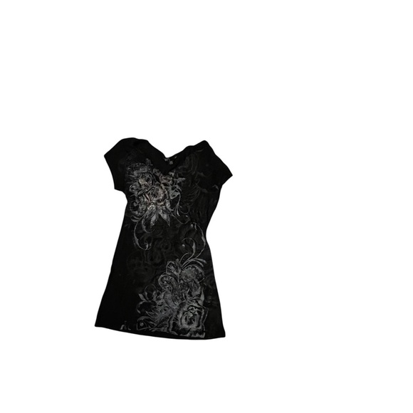 Black Floral Shirt - Picture 1 of 3